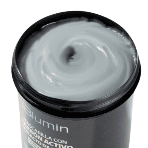 Blumin - Mascarilla CARBÓN ACTIVO Y EXTRACTO CAMELIA (para cabello secos con raíz grasa) 700 ml