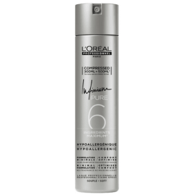 L`Oréal - Laca INFINIUM Pure Hipoalergénica SOFT (fijación suave) 300 ml