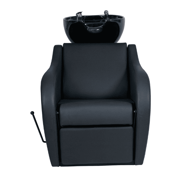 Mudi - Lavacabezas WAVE + BLACK UPPER PART BLACK SHAMPOO UNIT WITH FOOTREST