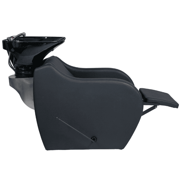 Mudi - Lavacabezas WAVE + BLACK UPPER PART BLACK SHAMPOO UNIT WITH FOOTREST
