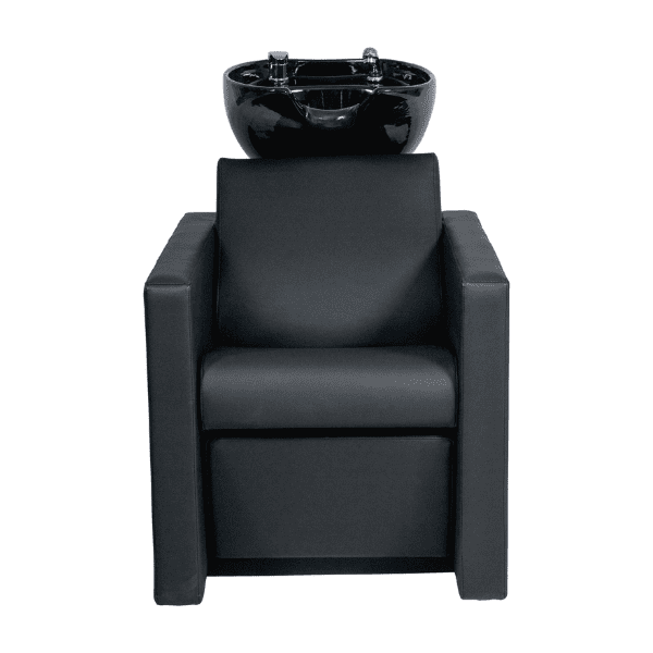 Mudi - Lavacabezas RIPPLE POWER + BLACK UPPER PART ELECTRICAL BLACK SHAMPOO UNIT WITH FOOTREST