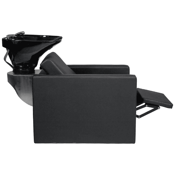 Mudi - Lavacabezas RIPPLE POWER + BLACK UPPER PART ELECTRICAL BLACK SHAMPOO UNIT WITH FOOTREST