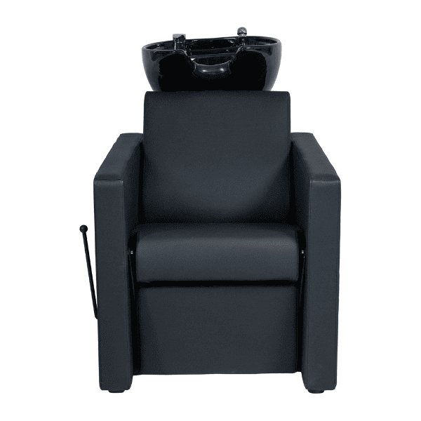 Mudi - Lavacabezas RIPPLE + BLACK UPPER PART BLACK SHAMPOO UNIT WITH FOOTREST