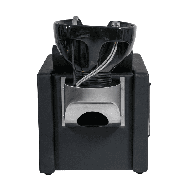 Mudi - Lavacabezas RIPPLE + BLACK UPPER PART BLACK SHAMPOO UNIT WITH FOOTREST
