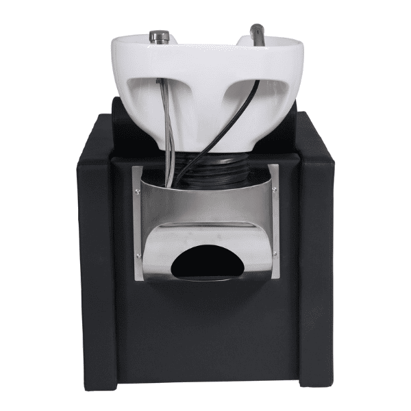 Mudi - Lavacabezas RIPPLE WHITE UPPER PART BLACK SHAMPOO UNIT
