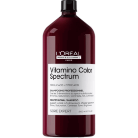 L`Oréal Serie Expert - Champú VITAMINO COLOR SPECTRUM prolonga y protege el color en cabellos teñidos 1500 ml
