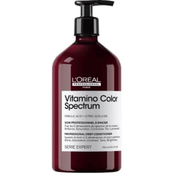 L`Oréal Serie Expert - Acondicionador VITAMINO COLOR SPECTRUM prolonga y protege el color en cabellos teñidos 750 ml