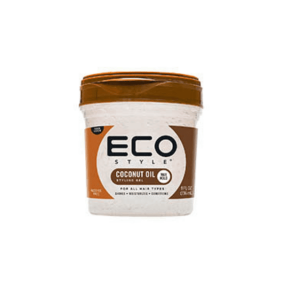 ECO - Gel De Peinado COCONUT OIL (Fijación Extrafuerte) 236 ml