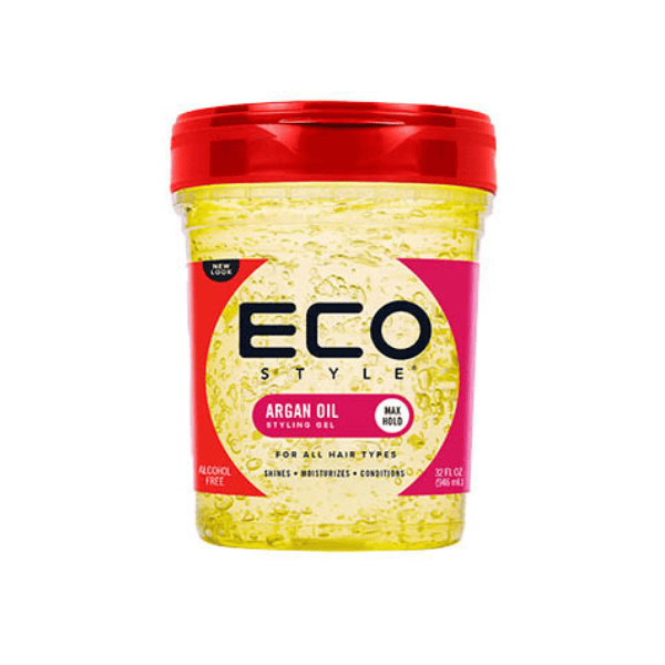 ECO - Gel De Peinado ARGAN OIL (Fijación Extrafuerte) 946 ml