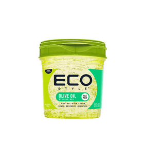 ECO - Gel De Peinado OLIVE OIL (Fijación Extrafuerte) 473 ml
