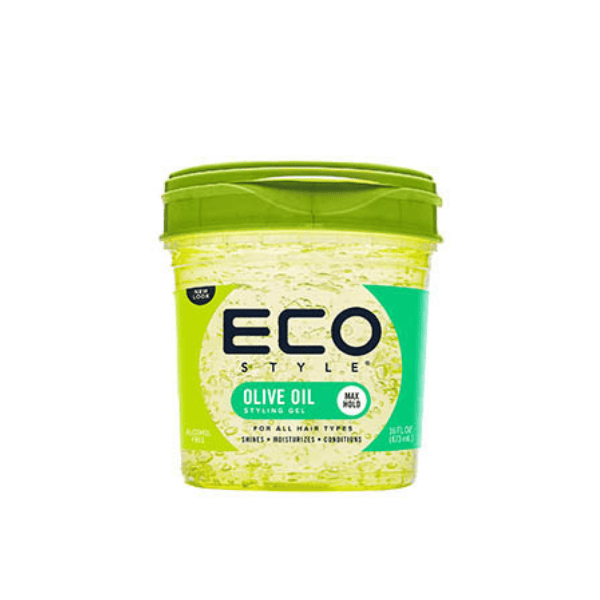 ECO - Gel De Peinado OLIVE OIL (Fijación Extrafuerte) 473 ml