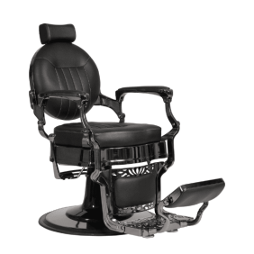 Mudi - Sillón Barbero CAESAR + MERCURY BLACK BARBER CHAIR