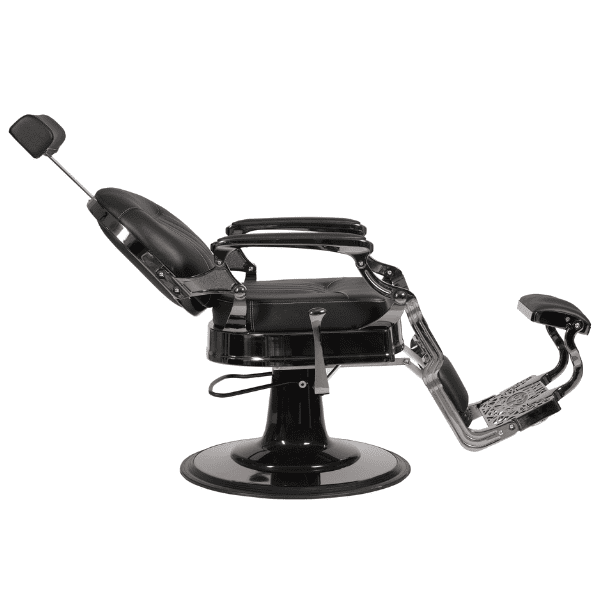 Mudi - Sillón Barbero CAESAR + MERCURY BLACK BARBER CHAIR