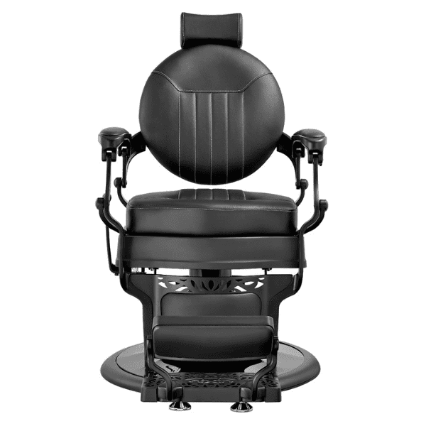 Mudi - Sillón Barbero CAESAR + BLACK - BLACK BARBER CHAIR