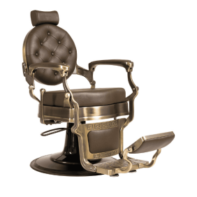 Mudi - Sillón Barbero BUZZ BRONZE DARK BROWN BARBER CHAIR