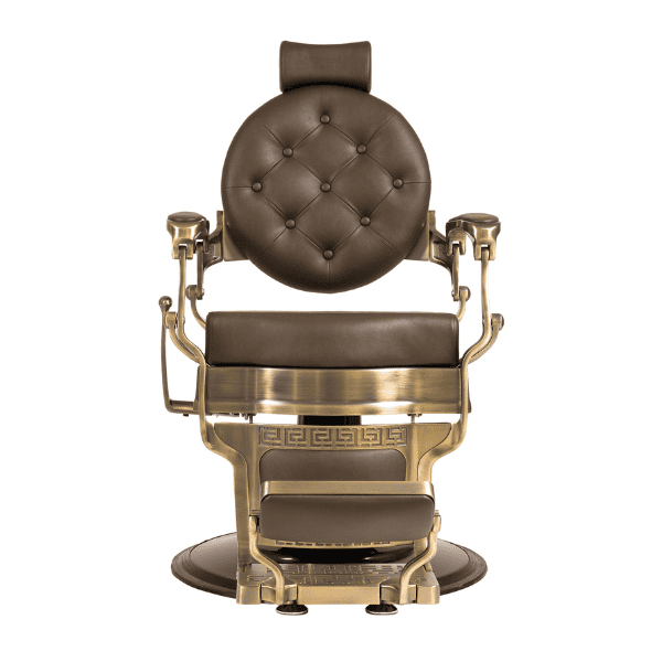 Mudi - Sillón Barbero BUZZ BRONZE DARK BROWN BARBER CHAIR