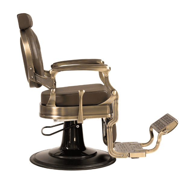 Mudi - Sillón Barbero BUZZ BRONZE DARK BROWN BARBER CHAIR