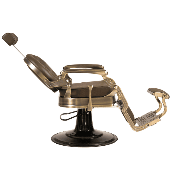 Mudi - Sillón Barbero BUZZ BRONZE DARK BROWN BARBER CHAIR