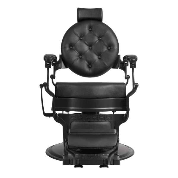 Mudi - Sillón Barbero BUZZ BLACK - BLACK BARBER CHAIR