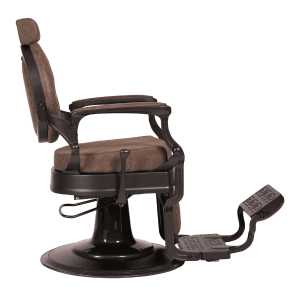 Mudi - Sillón Barbero BUZZ BLACK OLD BROWN BARBER CHAIR