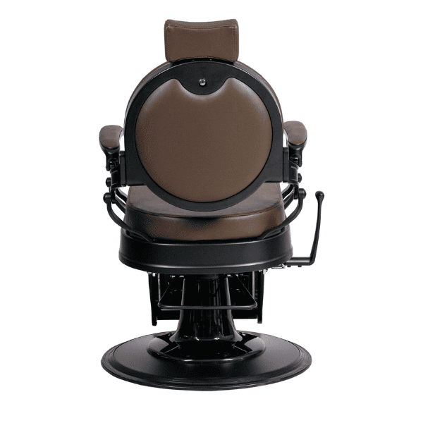 Mudi - Sillón Barbero BUZZ BLACK DARK BROWN BARBER CHAIR