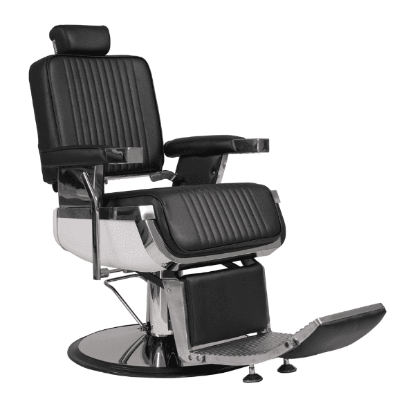 Mudi - Sillón Barbero FRINGE BLACK BARBER CHAIR
