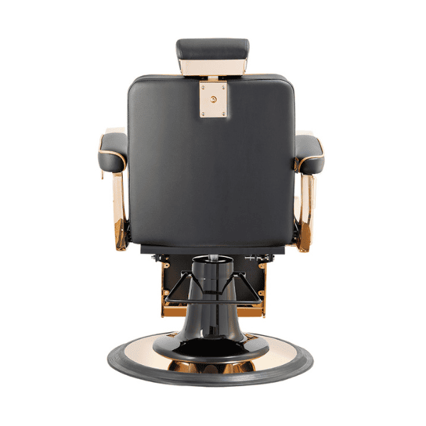 Mudi - Sillón Barbero CREW GOLD BLACK BARBER CHAIR