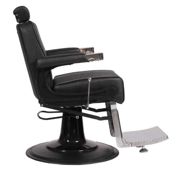 Mudi - Sillón Barbero QUIFF BLACK BARBER CHAIR
