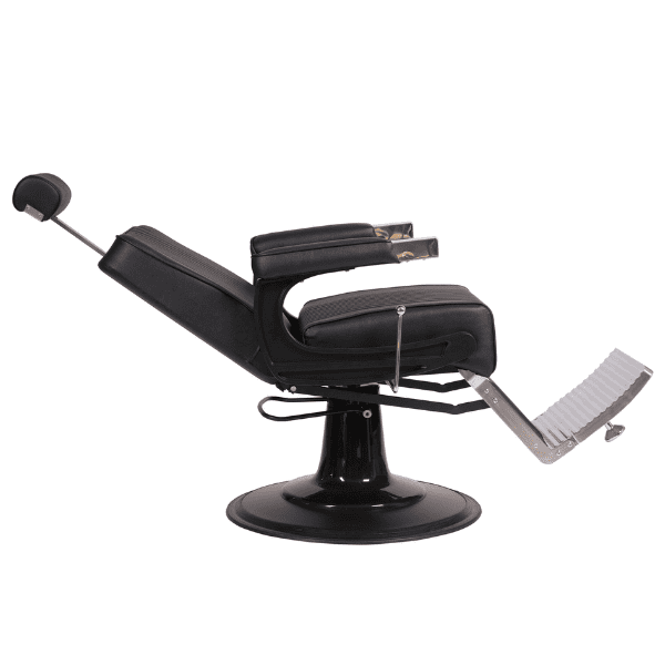Mudi - Sillón Barbero QUIFF BLACK BARBER CHAIR
