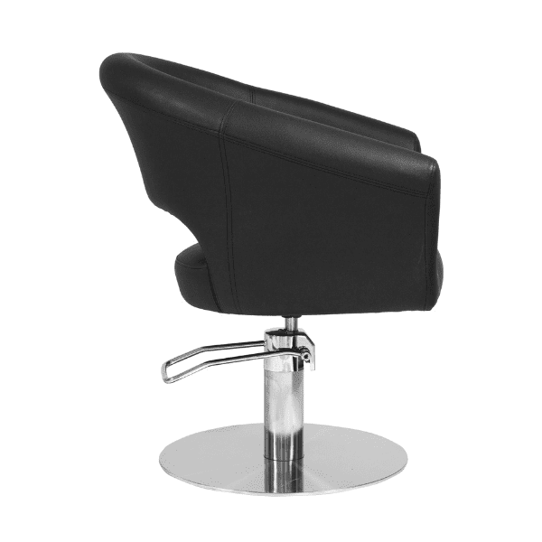 Mudi - Silla de peluquería COSMO BLACK ROUND BASE STYLING CHAIR