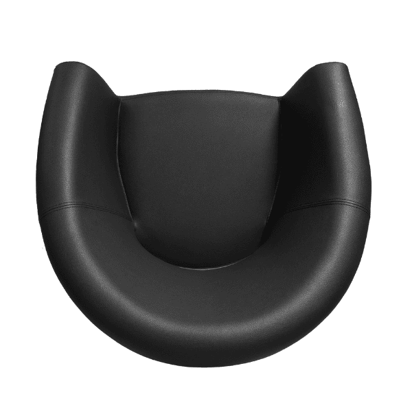 Mudi - Silla de peluquería COSMO BLACK ROUND BASE STYLING CHAIR