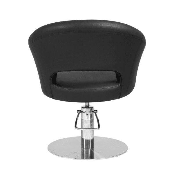 Mudi - Silla de peluquería COSMO BLACK ROUND BASE STYLING CHAIR