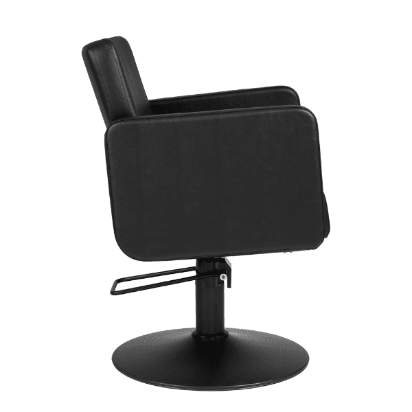 Mudi - Silla de peluquería CLASS R BLACK ROUND BASE STYLING CHAIR