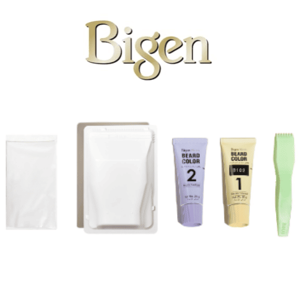 Bigen - Tinte Barba BEARD COLOUR para HOMBRE NºB102 Brown Black (20 gr + 20 gr)