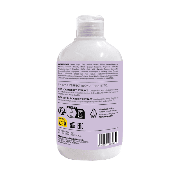Anea Techline - Champú Anti-reflejos Amarillos 450 ml