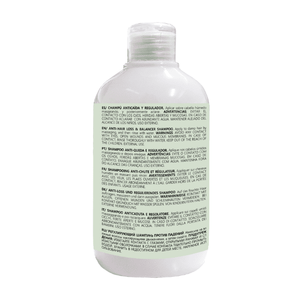 Anea Techline - Champú Anticaída, Anticaspa y Antigrasa 450 ml