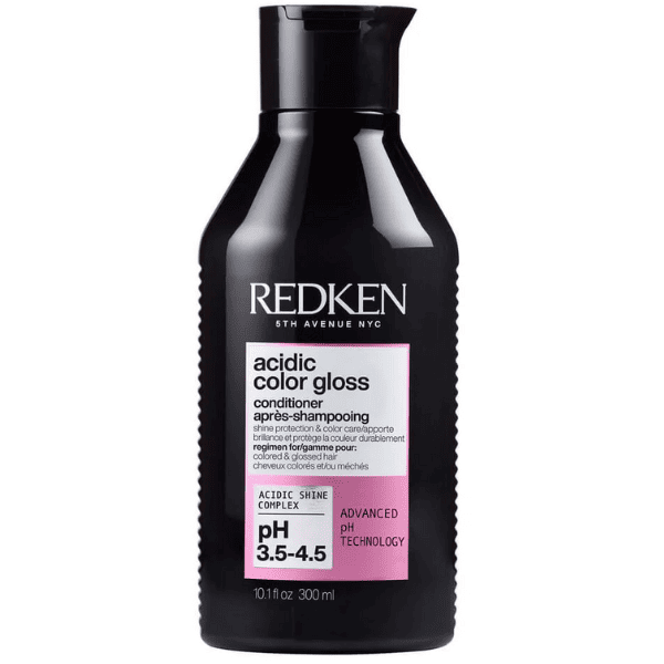 Redken - Acondicionador ACIDIC COLOR GLOSS para Cabellos Teñidos Sin Brillo (Sin Sultafos) 300 ml