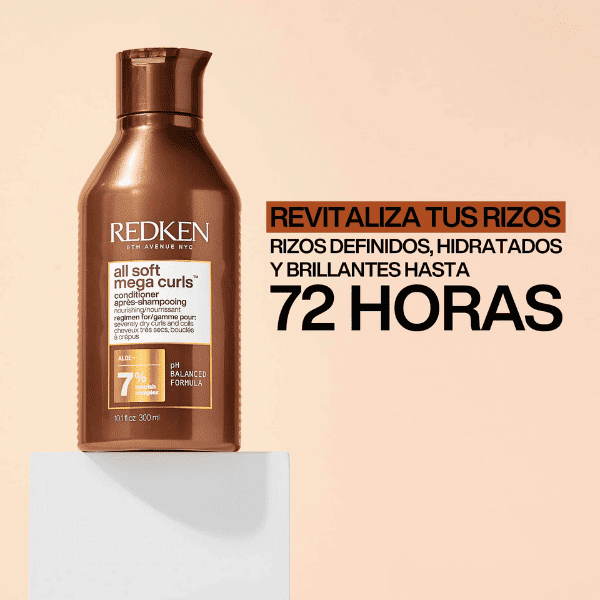 Redken - Acondicionador ALL SOFT MEGA CURLS para Cabellos Rizados y Ondulados 300 ml