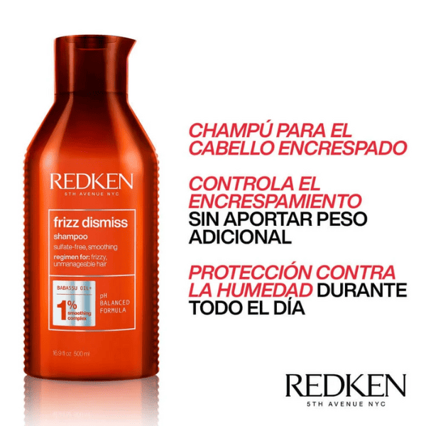 Redken - Champú FRIZZ DISMISS para Cabellos Encrespados 300 ml