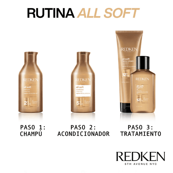 Redken - Champú ALL SOFT para Cabellos Secos 300 ml