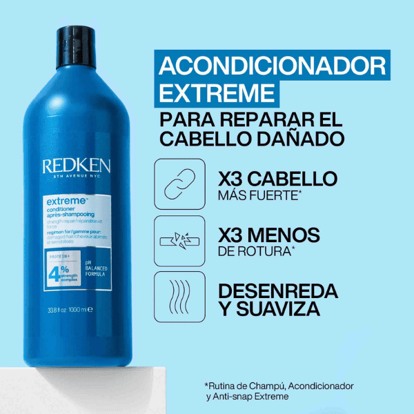 Redken - Acondicionador EXTREME para Cabellos Dañados 1000 ml