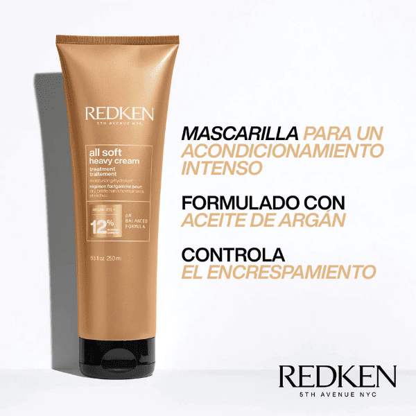 Redken - Mascarilla ALL SOFT para Cabellos Secos 250 ml