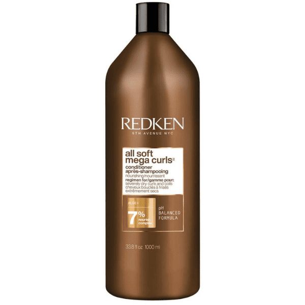 Redken - Acondicionador ALL SOFT MEGA CURLS para Cabellos Rizados y Ondulados 1000 ml