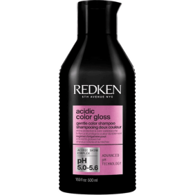 Redken - Champú ACIDIC COLOR GLOSS para Cabellos Teñidos y Sin Brillo (Sin Sultafos) 500 ml