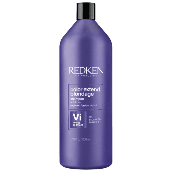 Redken - Champú COLOR EXTEND BLONDAGE para Cabellos Rubios o Con Mechas (anti amarillo) 1000 ml