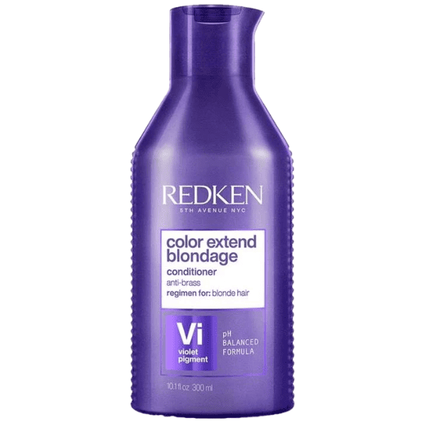Redken - Acondicionador COLOR EXTEND BLONDAGE para Cabellos Rubios o Con Mechas (anti amarillo) 300 ml