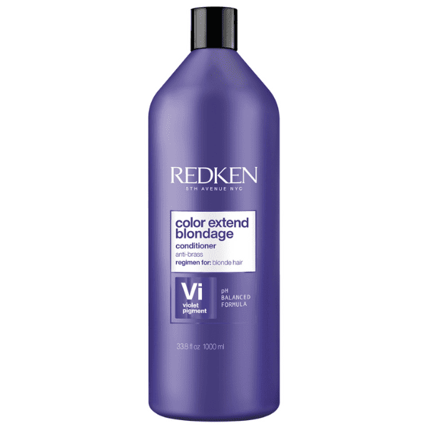Redken - Acondicionador COLOR EXTEND BLONDAGE para Cabellos Rubios o Con Mechas (anti amarillo) 1000 ml