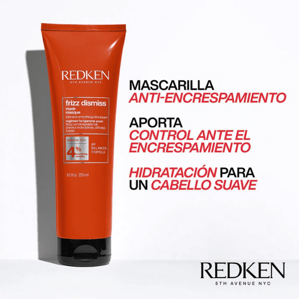 Redken - Mascarilla FRIZZ DISMISS para Cabellos Encrespados 250 ml