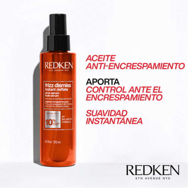 Redken - Aceite de Peinado FRIZZ DISMISS para Cabellos Encrespados 125 ml