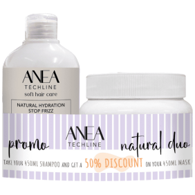 Anea Techline - Pack Dúo HIDRATANTE para Cabellos Secos (Champú 450 ml + Mascarilla 450 gr)